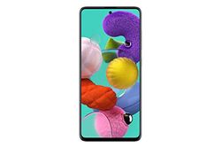 Samsung Galaxy A51 Smartphone, display 6,5 inch Super AMOLED, 4 camera's achter, 128 GB uitbreidbaar, RAM 4 GB, batterij 4000 mAh, 4G, Dual SIM, Android 10, 172 g, (2020) [Italiaanse versie] wit