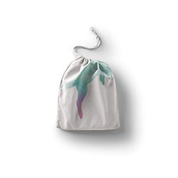 Bonamaison Printed Cotton Produce Bag with Drawstring, Reusable Grocery Bag, Biodegradable Eco-Friendly Bags, Travel Pouch, Sachet Bags, Shopping Bag, Eco Friendly, Foldable, Size: 40x50 Cm