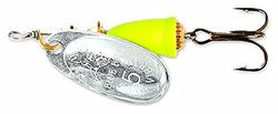 Blue Fox Classic Vibrax Painted 7/453,6 Gram Esche da Pesca, Silver/Fluor Yellow