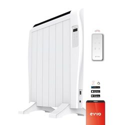 EVVO C6 warmtestraler, wit, 900 W, 6 elementen, wifi, afstandsbediening, timer (6 elementen)