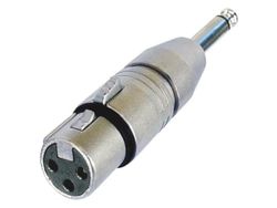 Velleman 144583 XLR 3 broches femelle vers Mono