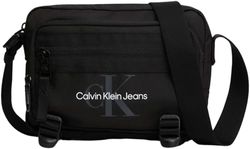 Calvin Klein Jeans Bolso con Bandolera para Hombre Sport Essentials Camera Bag Pequeño, Negro (Black), Talla Única