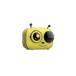 WE - Altavoz Bluetooth WeKids Abeja RMS 5W, BT 5.0, Aux in, Tarjeta Micro SD, batería Recargable de 1200 mAh