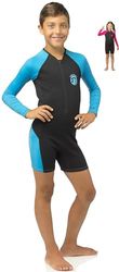 Cressi Little Shark Shorty Wetsuit Long Sleeves - Neoprene Wetsuit for kids