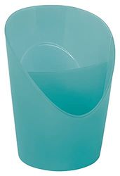 Esselte, Dwuczęściowy Kubek na Długopisy Esselte Colour'Breeze, do Domu/Biura, na Artykuły Papiernicze, Wytłoczony Wzór, Kolor Niebieski, 1 Sztuka, 626269