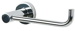 Spirella 17,5x6,5, Gris colección Atlantic, Dispensador de Papel higiénico-Barra, Metal Cromado