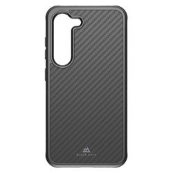 Black Rock - Funda de Carbono Resistente Funda de Carbono Real Compatible con Samsung Galaxy S23 5G I Funda de Carbono para teléfono móvil, Funda de Fibra, Carbono (Negro)