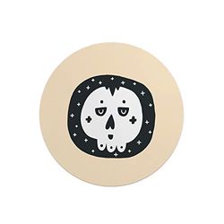 Questo Casa, Round Digital Printed Mouse Pad, Non-Slip Base, for Office and Home, Diameter:22cm