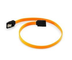 Cable sata - Cable de Datos Interno de 39 cm, Color Naranja, con Seguridad 3Go, Ideal para Conexiones seguras y rápidas.
