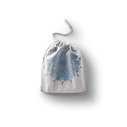 Bonamaison Printed Cotton Produce Bag with Drawstring, Reusable Grocery Bag, Biodegradable Eco-Friendly Bags, Travel Pouch, Sachet Bags, Shopping Bag, Eco Friendly, Foldable, Size: 40x50 Cm