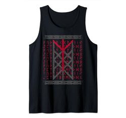 Nordic Mythology Viking: Runic Alphabets Algiz Camiseta sin Mangas