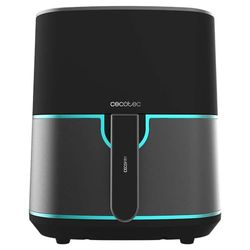 Cecotec Friggitrice ad aria senza olio da 5,5 litri Cecofry Fantastik Inox 5500 Air Fryer. 1500 W, 9 menu, finiture in acciaio inox, tecnologia PerfectCook, 80-200 °C, 0-60 minuti