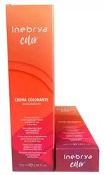 Crema colore permanente per capelli con semi di lino e aloe vera 100ml - 7/34 BIONDO DORATO RAME - INEBRYA