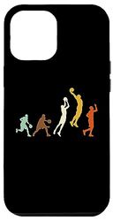 Carcasa para iPhone 12 Pro Max Retro Basketball Evolution Sports para jugadores de baloncesto