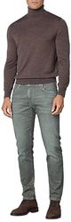 Hackett London Jeans voor heren, Groen (Olijf), 30W / 28L