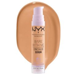 NYX Professional Makeup Anti-Cernes Sérum Correcteur Bare With Me, Fini Naturel, Couvrance Moyenne, Teinte : Medium Golden (05.5)
