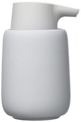blomus Distributeur de Savon Sono au Look élégant, Distributeur de Savon en céramique H 14 cm, T 9,5 cm, Ø 8,5, V 0,25 l