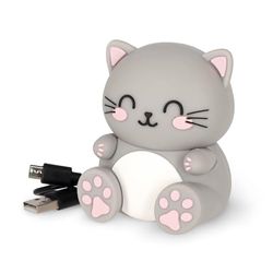 Legami - Enceinte sans Fil avec Support, Le Son de l'amour, thème Kitty, Rechargeable, câble USB Inclus, utilisable comme Support de téléphone Portable, 6 x 8 x 5 cm