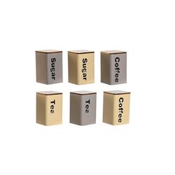 Home ESPRIT Beige Grey Dark Brown Metal Bamboo Pot 10 x 10 x 14.5 cm (6 Units)