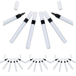 G4GADGET Nice Style Pack of 40 Non-Toxic Ink Black Colour Whiteboard Dry Wipe Marker Pens Bullet Tip