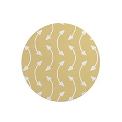 Questo Casa, Round Digital Printed Mouse Pad, Non-Slip Base, for Office and Home, Diameter:22cm