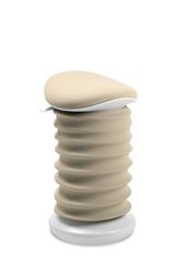 TOPSTAR Sitness 4D - Taburete dinámico con Certificado AGR, Color Blanco y Beige