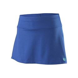 Wilson Fille Jupe, COMPETITION 11 SKIRT II, Polyester/Spandex, Bleu (Mazarine Blue), Taille S, WRA798002SM