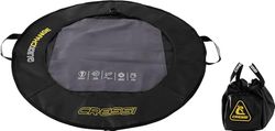 CRESSI Quickchanging Mat Black/Yellow Matelas à Langer hygiénique Unisex-Adult, Noir/Jaune, Ø 70cm