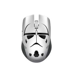 Razer Atheris Stormtrooper Rato ergonómico para jogos, jogo com bateria de 350 horas, sensor ótico de 7200 Dpi, tecnologia de frequência adaptativa de 2,4 Ghz - branco