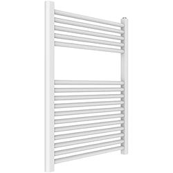 ERCOS calentador de toallas Calentador de toallas de baño Dimensiones 600x770 MM Radiador Color Blanco Moderno, Conexiones 1/2" Suministrado Con Kit de Montaje