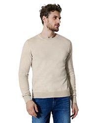 Street One MEN Gebreide trui voor heren, Oat Beige, XL