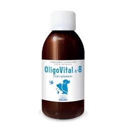 Oligovital N°8 - Oligoéléments pour Animaux - Etat Général & Beauté du Poil - 100 ML
