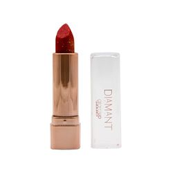 Glam'Up Paris - Rouge à Lèvres Diamant Pailleté - Ultra Brillant - Très Pigmenté - Formule Hydratante - Longue Durée - Red Coral