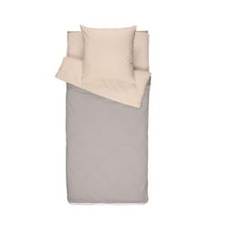 Bleu Câlin Caradou Grigio Galet/Granito Biancheria da Letto Bambino in Cotone, 4 Pezzi: Tutto in Uno per Bambini con Piumino - 95 x 140 cm