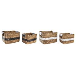 CESTA SET 2 FIBRA PU 32X25X20 2 SURT.