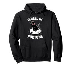 Wheel Of Fortune Robot Vacuum Cleaner Funny Cat Pullover Hoodie