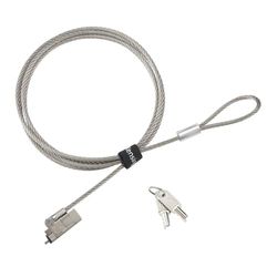 Kensington Slim NanoSaver 2.0 EQ Cavo di Sicurezza con Chiavi in Acciaio al Carbonio per Laptop Ultrasottili, Vestibilità Universale, lunghezza 1,8 m, K60630WW