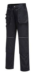 Portwest C720 Tradesman Holster Broek, Normaal, Grootte 36, Zwart
