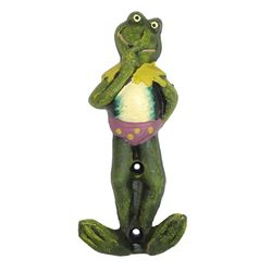 Cintre au Design Grenouille avec Finitions résistantes, idéal pour accrocher des vêtements et Organiser des espaces de manière Amusante.