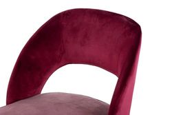 TABURETE VELVET GRANATE NORFOLK 51x53x102 CM