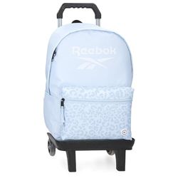 Reebok Maura Sac à dos pour ordinateur portable avec chariot portable 15,6 pouces Bleu 31 x 44 x 15 cm Polyester 21,26 L by Joumma Bags, bleu, Talla única, Sac à dos pour ordinateur portable avec