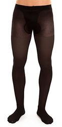 GLAMORY Support 40 Collant di Sostegno da Uomo, Nero, XXL Große Größen Men's
