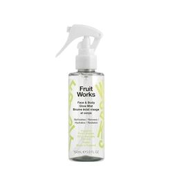 Fruit Works - Refreshing Face & Body Glow Mist Fragrance Spray 150ml - Essential Oils - Vegan - Made In England