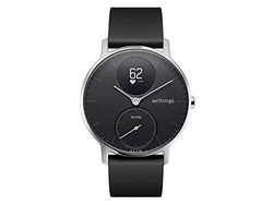 Withings Steel HR - Hybride Smartwatch - Activity Tracker met verbonden gps, hartslagsensor, slaapmonitor, slimme meldingen, waterbestendig en een batterijlevensduur van 25 dagen