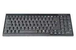 DIGITUS toetsenbord voor LCD KVM-consoles van DIGITUS, Italiaanse lay-out, zwart