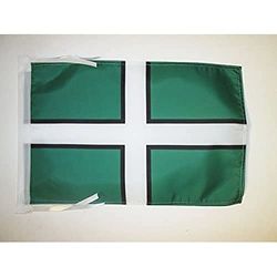AZ FLAG Drapeau Comté de Devon 45x30cm - PAVILLON County of Devon - Angleterre 30 x 45 cm Haute qualité