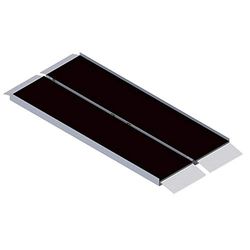PERFORMANCE HEALTH Axcess Suitcase Ramp, Designed for Both Scooter and Wheelchairs, Double Wide Track Offers Safety and Support, 1829mm, Non-Slip Surface and Safety Strips for Increased Security