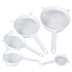 KITCHENCRAFT Kitchen Craft - Colino in plastica con Rete in Nylon, Tondo, 7cm