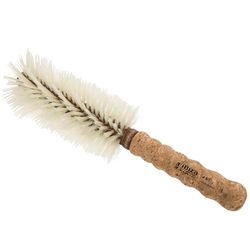 Ibiza Hair - Spazzola rotonda - Legno Sughero Eco - B7 Naturale - Professionale - Fatto a mano - Extra lungo