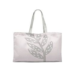 Bonamaison Printed Tote Bag, Reusable Grocery Bag, Shopping Bag, Machine Washable, Foldable, Canvas Cloth Bag with Handles, 47x42 Cm